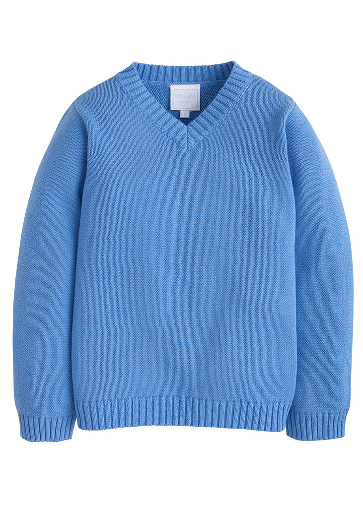 V-Neck Sweater - Airy Blue