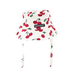 Villervalla Cherry Sun Hat with Ties