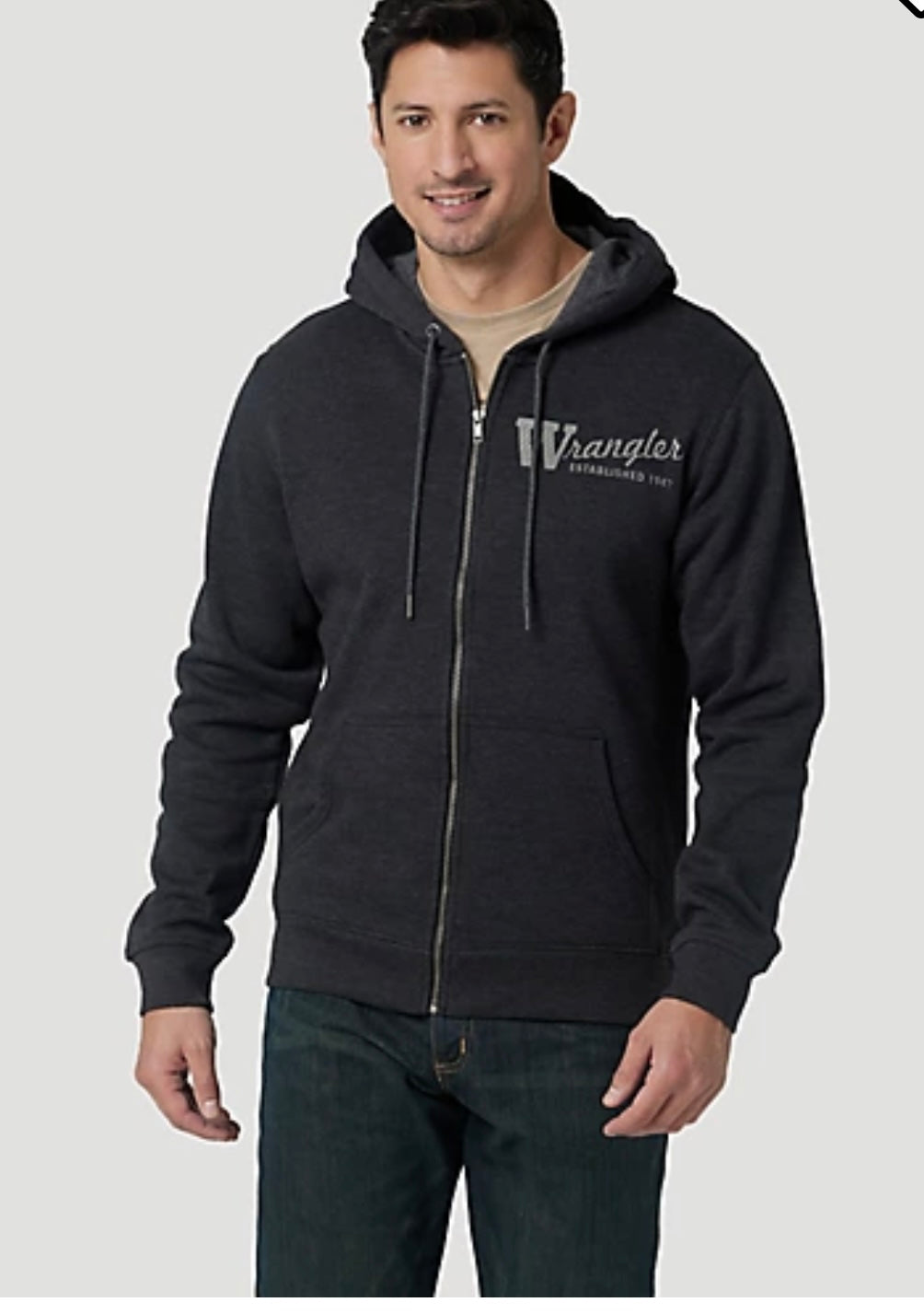 Wrangler 1947 Logo Full Zip Hoodie