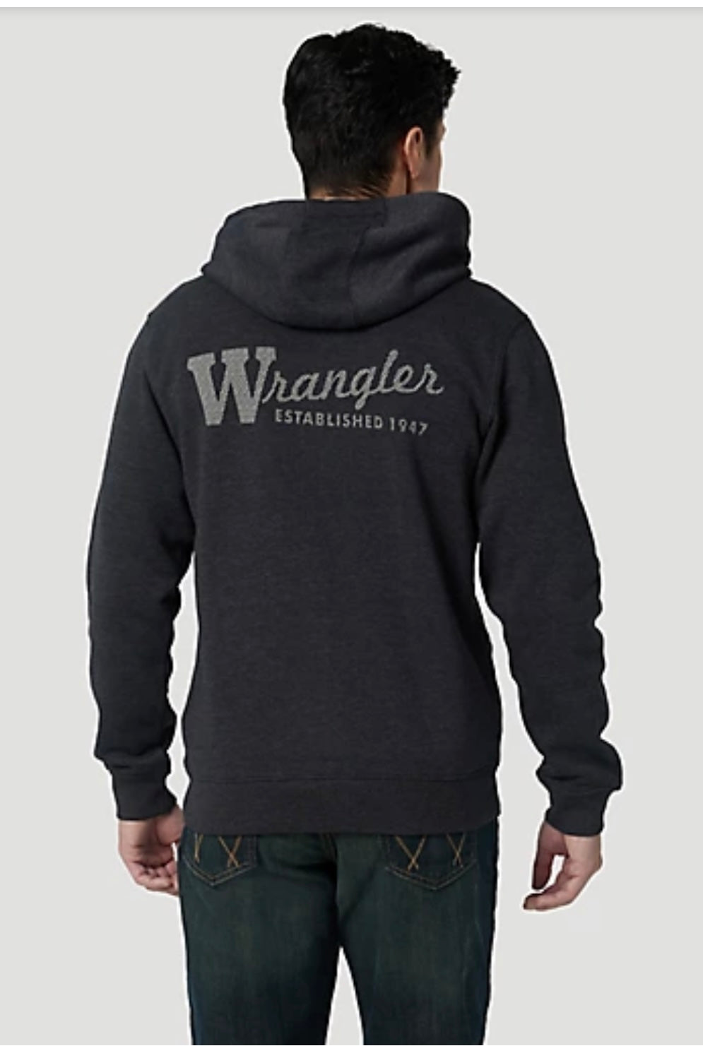 Wrangler 1947 Logo Full Zip Hoodie