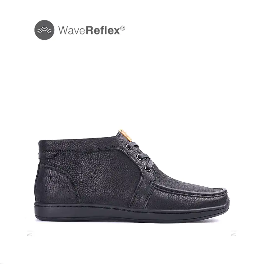 Yves Chukka Men's Shoes - Black Oiled Tumbled