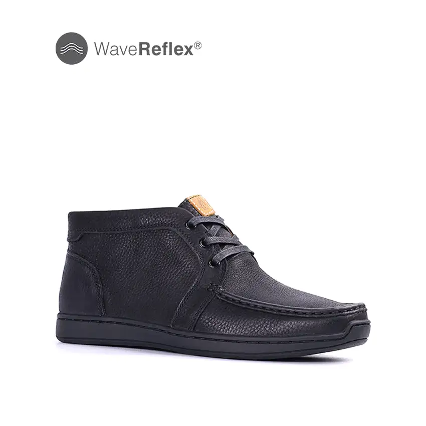 Yves Chukka Men's Shoes - Black Oiled Tumbled