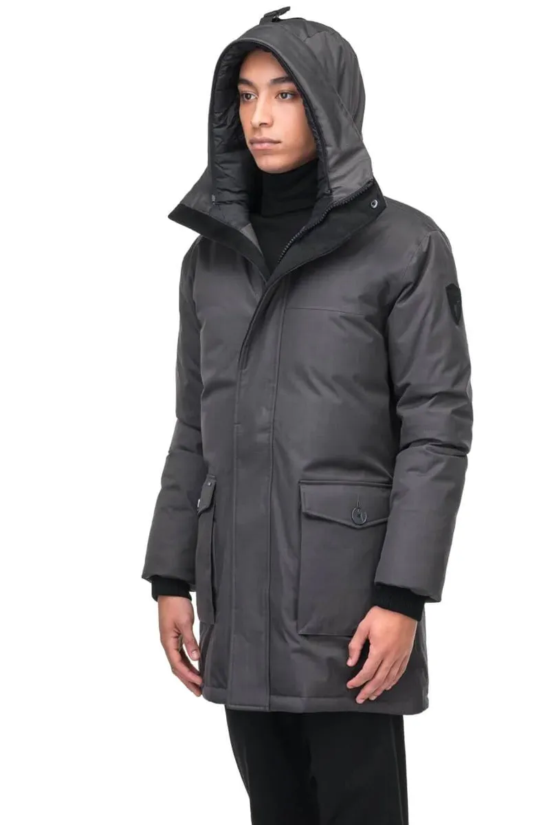 YVES MEN'S PARKA STEEL GREY