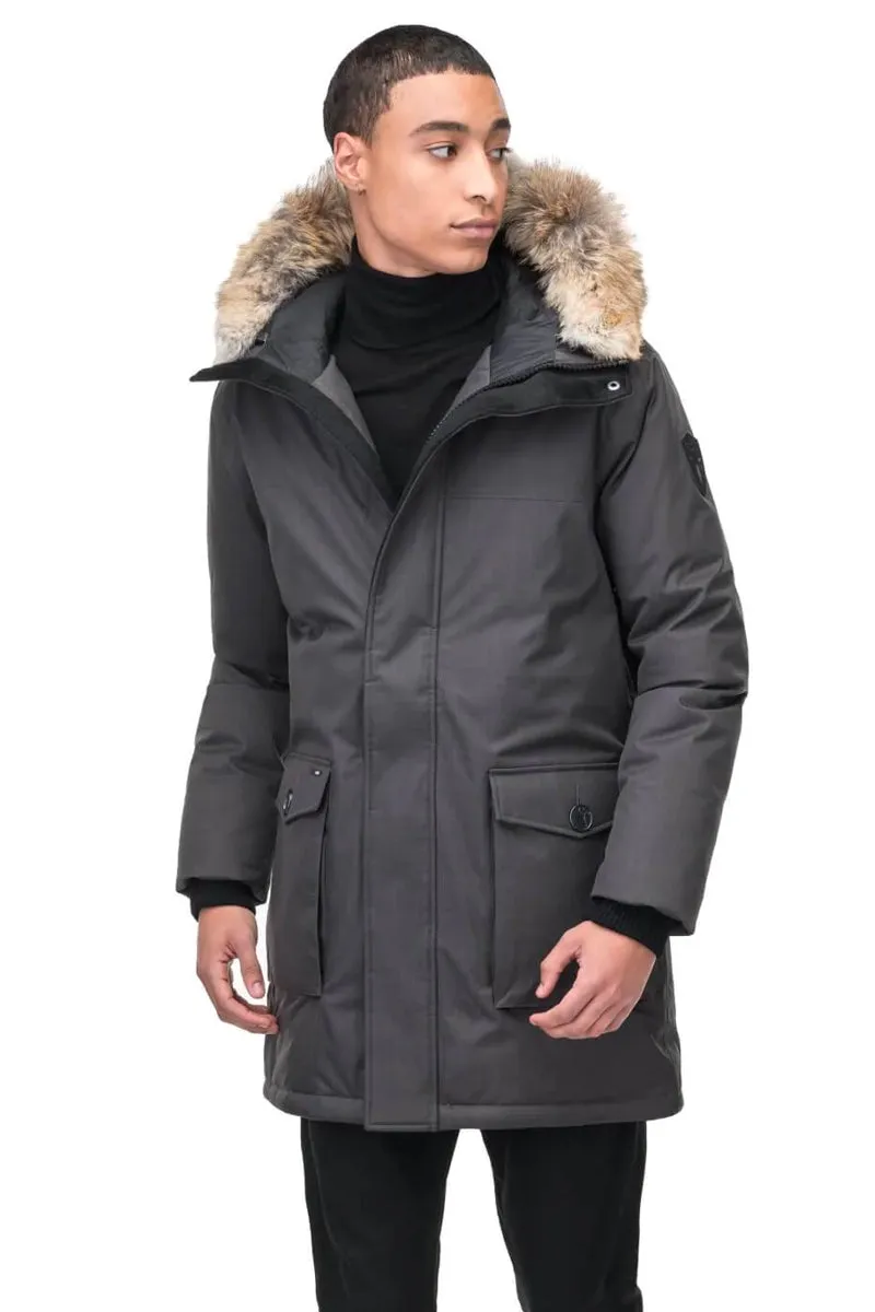 YVES MEN'S PARKA STEEL GREY