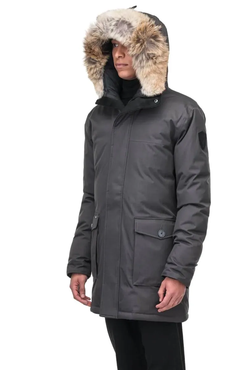 YVES MEN'S PARKA STEEL GREY