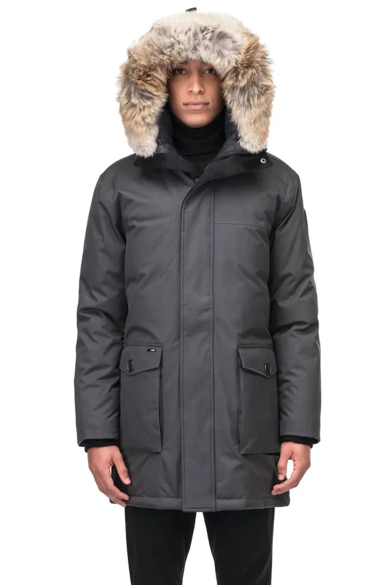 YVES MEN'S PARKA STEEL GREY