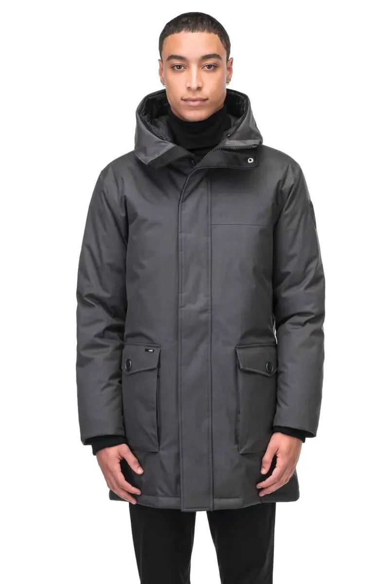 YVES MEN'S PARKA STEEL GREY