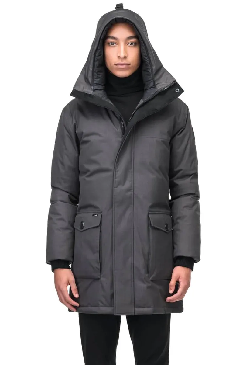 YVES MEN'S PARKA STEEL GREY